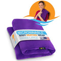 SunnyBay Extra Large Microwavable Heating Pad, 10x24 inch, 2.8 lb, Purple - color: Unscented Purple