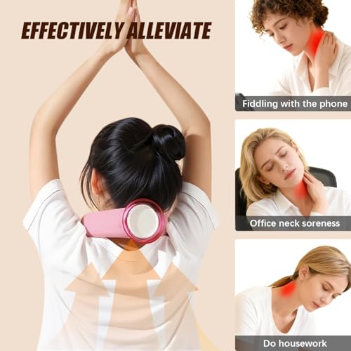 U-Shaped Hot Water Bottle with Fleece Cover 850ML Hot & Cold Water Bag Therapy Heating Pad for Pain Relief Neck Shoulder Hand Warmer Relaxing Protection Pink - color: Pink