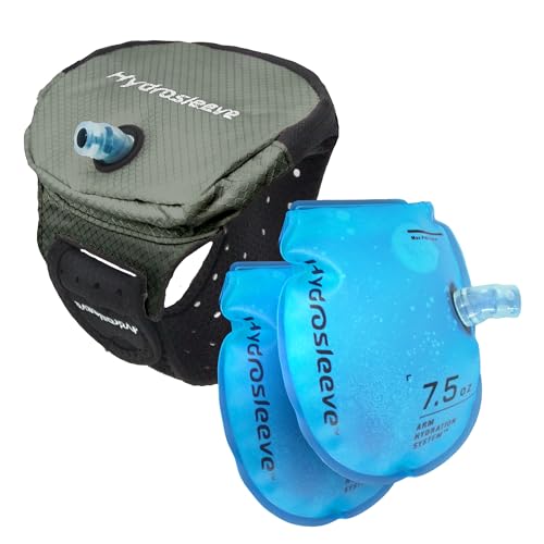 Hands-Free Hydration Pack for Runners – Perfect for 5K, 10K & Marathon | Anti-Slosh Arm Sleeve, Therma-Cool Insulated | Trail Running & Triathlon