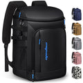 Capolo Cooler Backpack Insulated Leak Proof for Women Men Soft Cooler Bag - color: Deep Black Leather, size: 45 Cans
