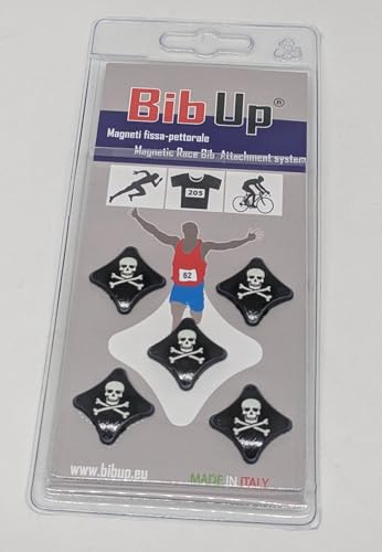 Magnetic RaceBib Fixing System - color: Bibup Pirate, size: Small