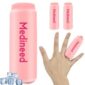 Medineed 2PCS Finger Gel Ice Pack Sleeves, Cold Therapy for Injuries, Pink - color: Pink