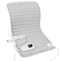 Heating Pad,Heated Blanket,Heating Pad for Back Neck,Silvergray,24x12 in - color: Gray, size: 24x12 Inch