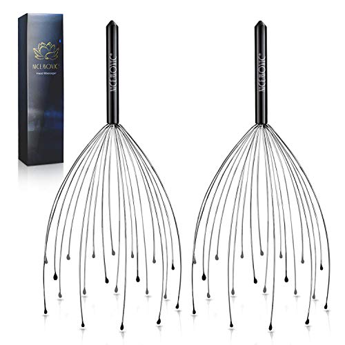 NICEMOVIC 2 Pack Head Scalp Massager Stocking Stuffers White Elephant Gifts