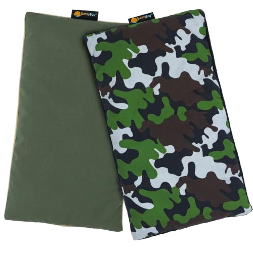 SunnyBay Microwavable Neck and Shoulder Heating Pad, 6x11 Inches, 2 Pack - color: Pack of 2 - Camo
