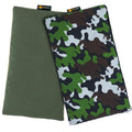 SunnyBay Microwavable Neck and Shoulder Heating Pad, 6x11 Inches, 2 Pack - color: Pack of 2 - Camo