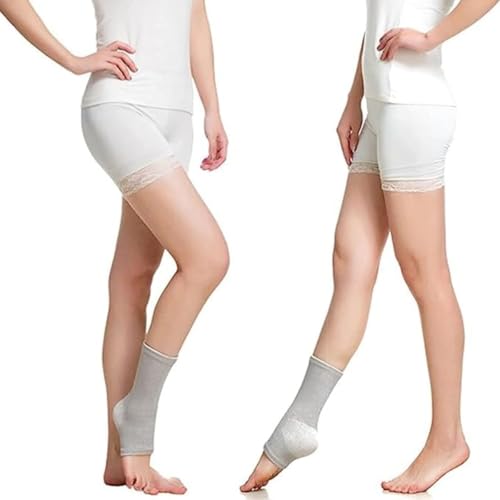 Bamboo Fiber Compression Socks for Men & Women - Ultra Soft & Breathable Ankle Foot Sleeves, All-Day Comfort for Running, Travel, Work & Recovery