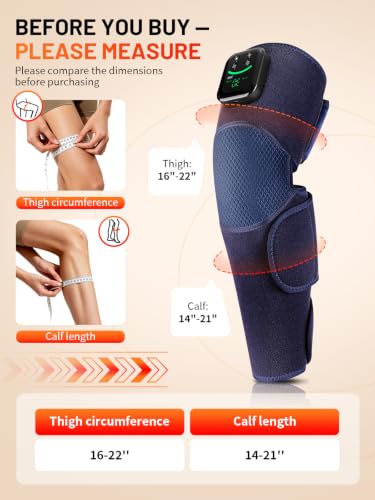 Red Light Therapy Wrap for Knee & Calf 100 LEDs with Soothing Vibration