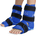 Relief Expert Ankle Ice Pack Wrap 2 Packs – Reusable Cold Gel Pack for Foot and Heel, Dual-Sided Design with Soft Plush Lining, Flexible Cold Compress for Achilles and Ankle Support, Royal Blue - style: Royal Blue-Pack 2