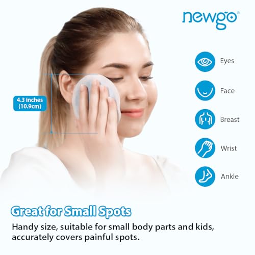 NEWGO Small Ice Packs for Injuries Reusable with Cloth Backing, 14 Packs - color: Blue - 14 Pack