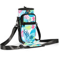 Nuovoware Water Bottle Carrier Bag, 25oz/32oz, Coloured Leaves - color: Coloured Leaves, size: 25-32 Ounces - Standard