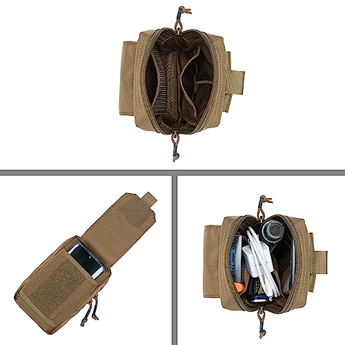EXCELLENT ELITE SPANKER Tactical EDC Pouch Molle Utility Pouch Phone Pouch - color: Coyote Brown