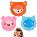 Hilph Kids Ice Packs, 3 Cute Animal Ice Packs with Cover & Handheld Straps - style: E-Fox&Hippo&Bear