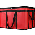 1PK Insulated Food Delivery Bag, 3X-Large Reusable Grocery Bags, Red - color: Red, size: 22 x 14 x 13 inches
