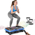 AXV Vibration Plate Exercise Machine Fitness Platform Body Vibrating Board - color: BT.PRO.BLUE