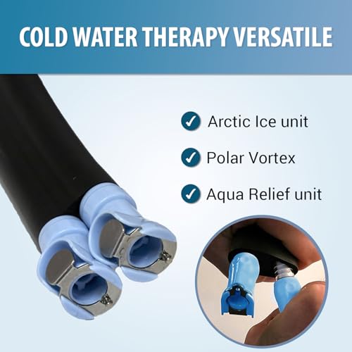 Cold Water Therapy Pads for Cryotherapy Unit, Post Surgery and Injury Recovery (Blue Couplings) - style: Blue Couplings
