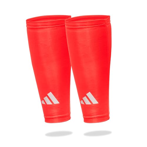 adidas Compression Calf Sleeve - color: Red, size: Large-X-Large
