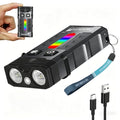 1100 Lumen Small EDC Keychain Flashlight with Green Light