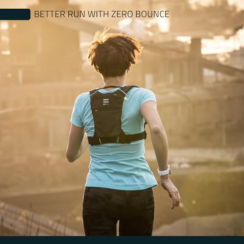 FITLY Sub90 Running Hydration Vest - No-Bounce Water Pack - color: Edgy Black, size: X-Small-Small