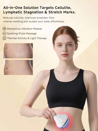 Lymphatic Drainage Massager–Anti-Cellulite,Heat & Microcurrent