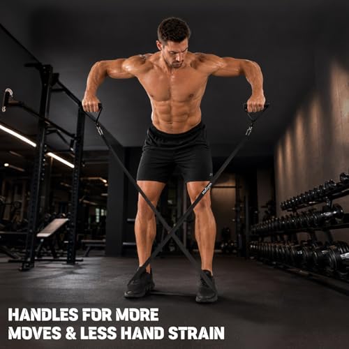 Exercise Bands Resistance Bands Set with Handles for Home Workouts