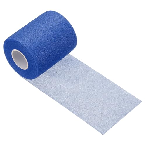 Pre Wrap Tape, Non-Slip Grip Cushion Wrap Prewrap Athletic Tape Fitting for (Tennis- Badminton - Pickleball - Sports) - color: Dark Blue