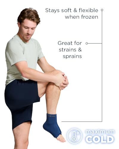 Tommie Copper BetterICE Ice Pack for Knee, Dark Navy, Small, Reusable - size: Knee S