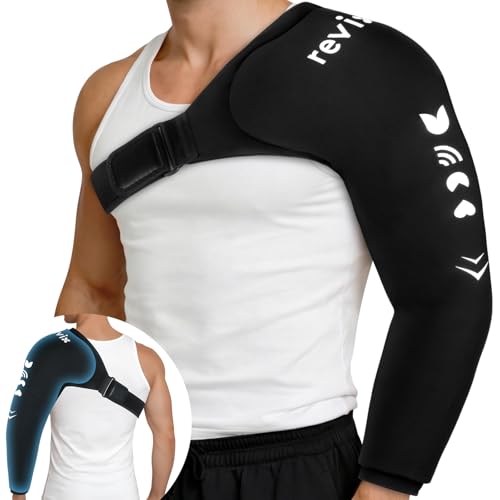 REVIX Ice Wrap for Shoulder & Arm, Reusable Cold Sleeve, M - style: Medium