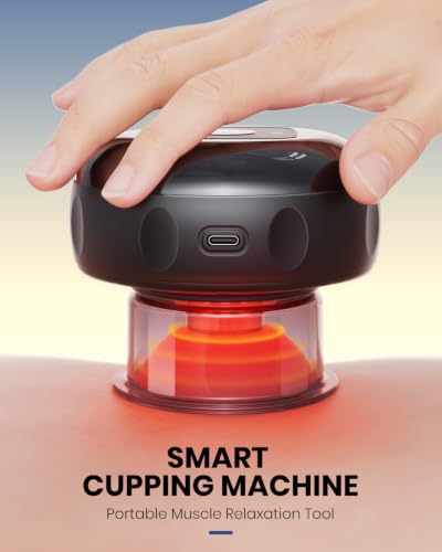 EURPMASK Choose the color of europe 2 Pack Smart Cupping Set with Red Light, Heat & Dynamic Suction, Electric Cupping Therapy Massager with One-Touch Control, Portable Muscle Relaxation Tool - size: 2 Pack