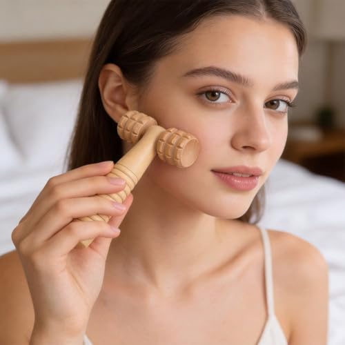 Wooden Foot Massager 3pcs Handheld Massage Roller Portable 5.9