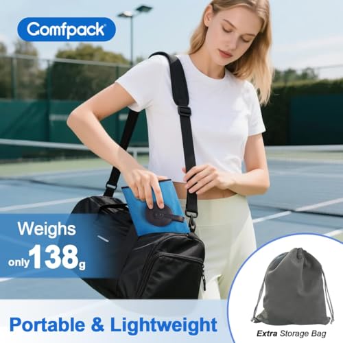 Comfpack Ice Pack for Shoulder, 2 Hours Long Lasting Cold Refillable Ice Bag, Reusable Ice Pack for Injuries, Shoulder Ice Pack Wrap for Rotator Cuff and Arm, Soothing Discomfort, Swelling & Surgery