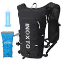 INOXTO Running Hydration Vest Backpack,Lightweight Insulated Pack with 1.5L Water Bladder Bag Daypack for Trail Hiking Running Cycling Race Marathon for Women Men - color: Black white