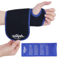 Hilph Wrist Ice Pack Wrap, Carpal Tunnel Relief Wrist Brace with Gel Pack - style: Black-1 Ice Pack