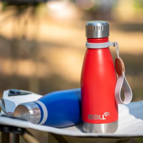 Small Water Bottles for Kids 9oz Stainless Steel Insulated Thermos - color: Canyon Red, size: 9 Ounces