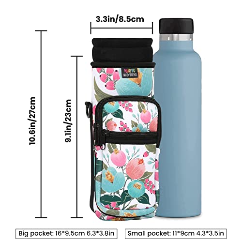 Nuovoware Water Bottle Carrier Bag, 25oz/32oz, Rosebush pink - color: Rosebush Pink, size: 25-32 Ounces - Standard