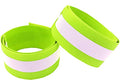 Reflective Bands for Night Walking Reflective Arm Bands for Runners Reflective Wristbands Reflective Ankle Bands Cycling Reflective Running Gear Bike Pant Leg Strap Bicycle Pants Clips - color: Green - 2 Bands