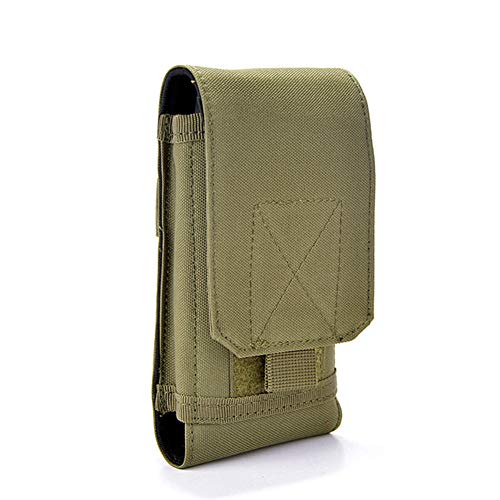 Universal Tactical MOLLE Holster Army Mobile Phone Belt Pouch EDC Security Pack Carry Accessory Kit Waist Bag Case Compatible iPhone 13 Pro X XS Max XR 7 8 6/6s Plus for Samsung Galaxy S10 S9 S8 Plus - color: #C (Big)