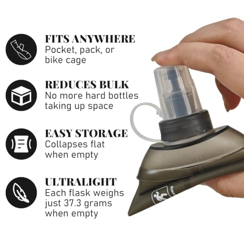 Soft Flask 150ml Foldable Hydration Flask Reusable