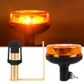Amber LED Rotating Beacon Light, Flashing Warning Lights 12-24V - size: Beacon Lights+U Shape