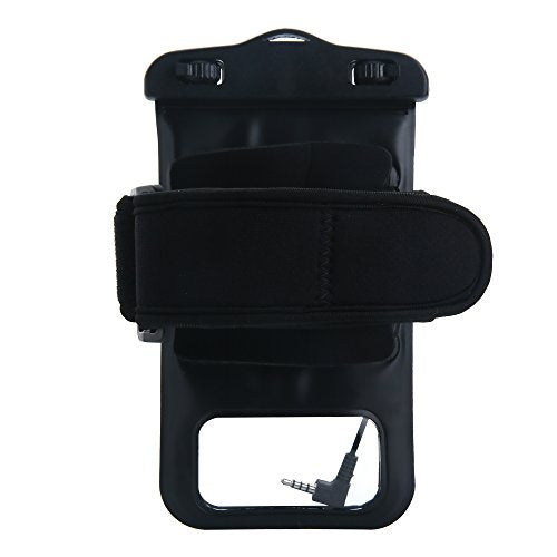 Waterproof Phone Holder For Running & Swimming - Headphone Jack - Standard - size: Standard With Headphone Jack