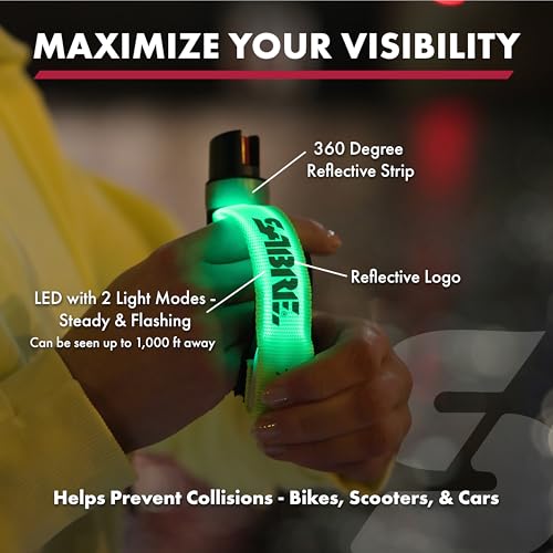 SABRE Runner Pepper Gel Spray for Running, Walking & Personal Safety - color: Pepper Gel with LED Hand Strap, Yellow