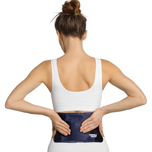 Rapid Relief Hot or Cold Gel Compress, 8x12 Ice Pack for Pain Relief Injury - size: Large (Pack of 1)