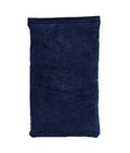 Microwavable Heating Pad, Rice Filled, Plush Cotton Cover, Natural, No Scents Added, Handcrafted in the USA, Back, Neck Pain, Arthritis, Cramps (Navy Blue) - color: Navy Blue Standard Single