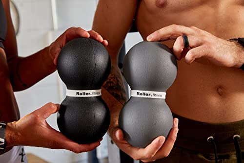 Roller Fitness Infinity Roller, Peanut Foam Roller, Large 8-Inch Double Massage Ball Exercise Roller (Gray - Soft) - style: Gray - Soft