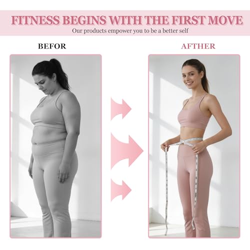 HIMESPORNER Pedal Resistance Band with Handle & Ankle Straps, Figure 8 Band