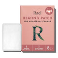 Rael Thin Herbal Heating Patches, Feminine Period Care for Cramps (8 Ct) - size: Small (8 Count)