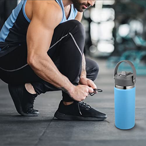 KMN Wide Mouth Straw Lid with Flip Top, Replacement Cap with Straw for Hydro Flask 18 32 40 oz Wide Mouth Water Bottle & 12 16 20 oz Coffee Flask, BPA-Free Leakproof Sports Lid (Stone) - color: Stone