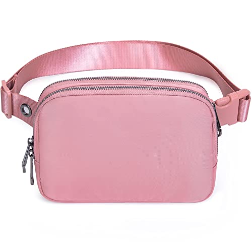 AROME Mini Belt Bag for Women Men Fashion Waist Packs Fanny Pack - color: Pink