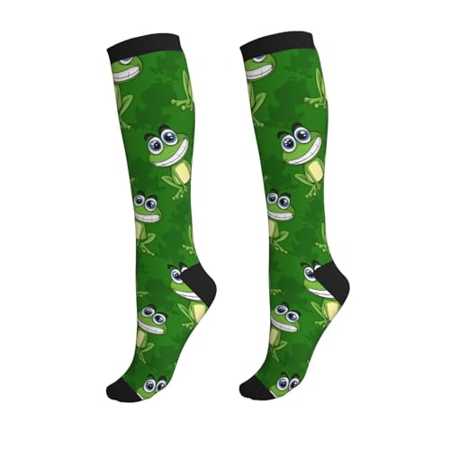 Compression Socks Circulation 15-20 Mmhg Knee High - color: Frog