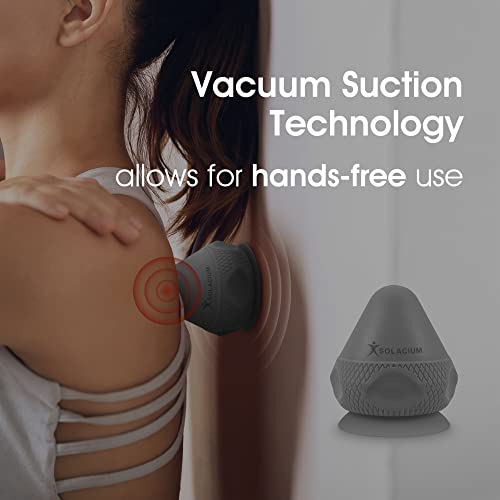 Solacium Mountable Massage Therapy Tool - Multi-Surface Suction Cup Wall Massage Tool for Sore Muscles, Myofascial Release, Stress Relief, Trigger Point and Deep Tissue Massage (Gray) - color: Gray